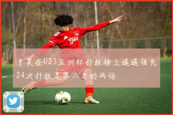 李昊在U23亚洲杯扑救榜上遥遥领先24次扑救是第二名的两倍